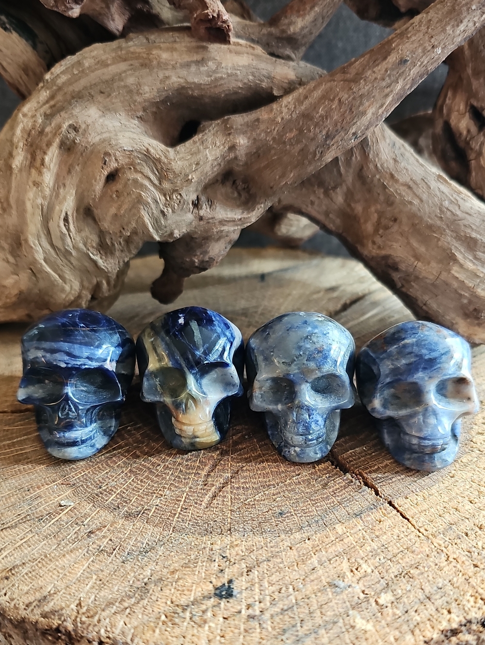 Lot Of Four Crystal Skulls - Picture 7 of 7